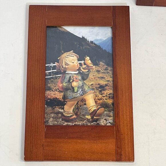 Unique Vintage Hummel-Inspired Wall Art Frames with Children Scenes in handmade - Picture 3 of 10